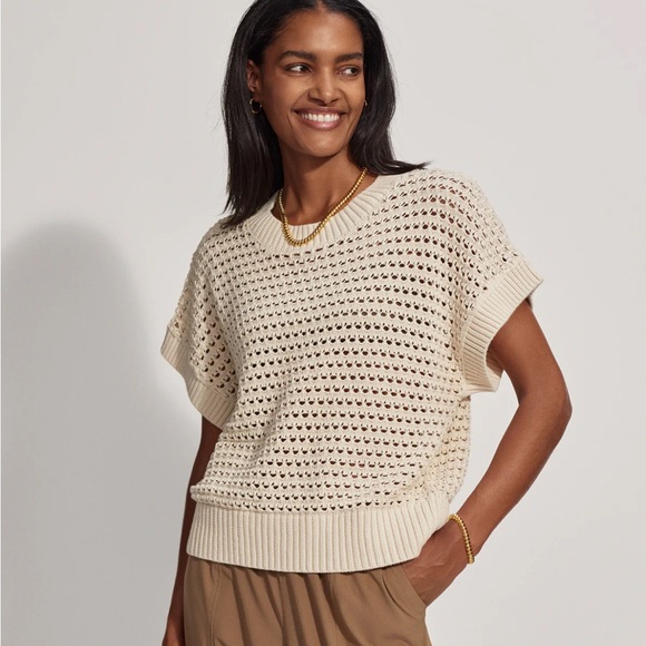Varley Tops - Varley Julianna Knit Top in Birch